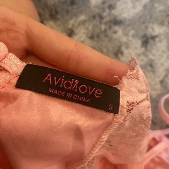 Pink Lace Slip - Picture 4 of 4